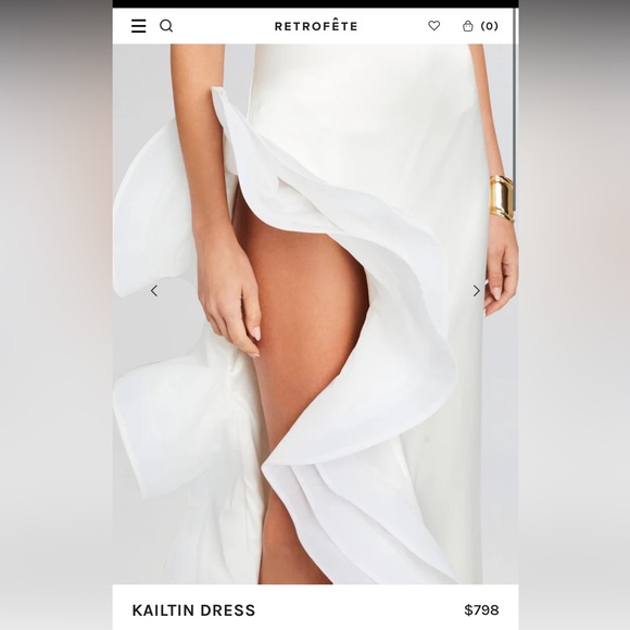 KAILTIN DRESS by Retrofête. Color White, size XXS - Picture 5 of 15